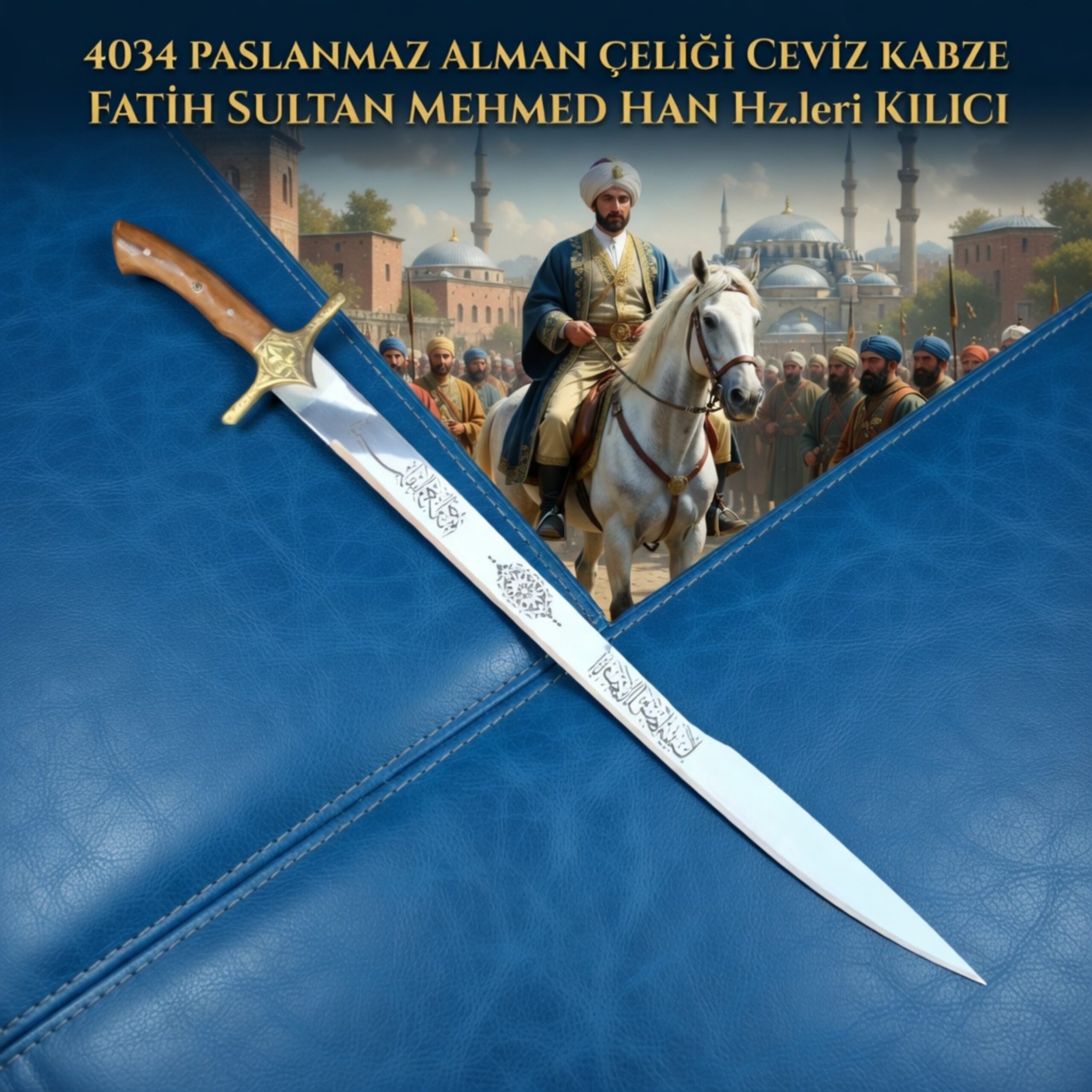 Fatih Sultan Mehmed Han Hz.leri Kılıcı 90 cm