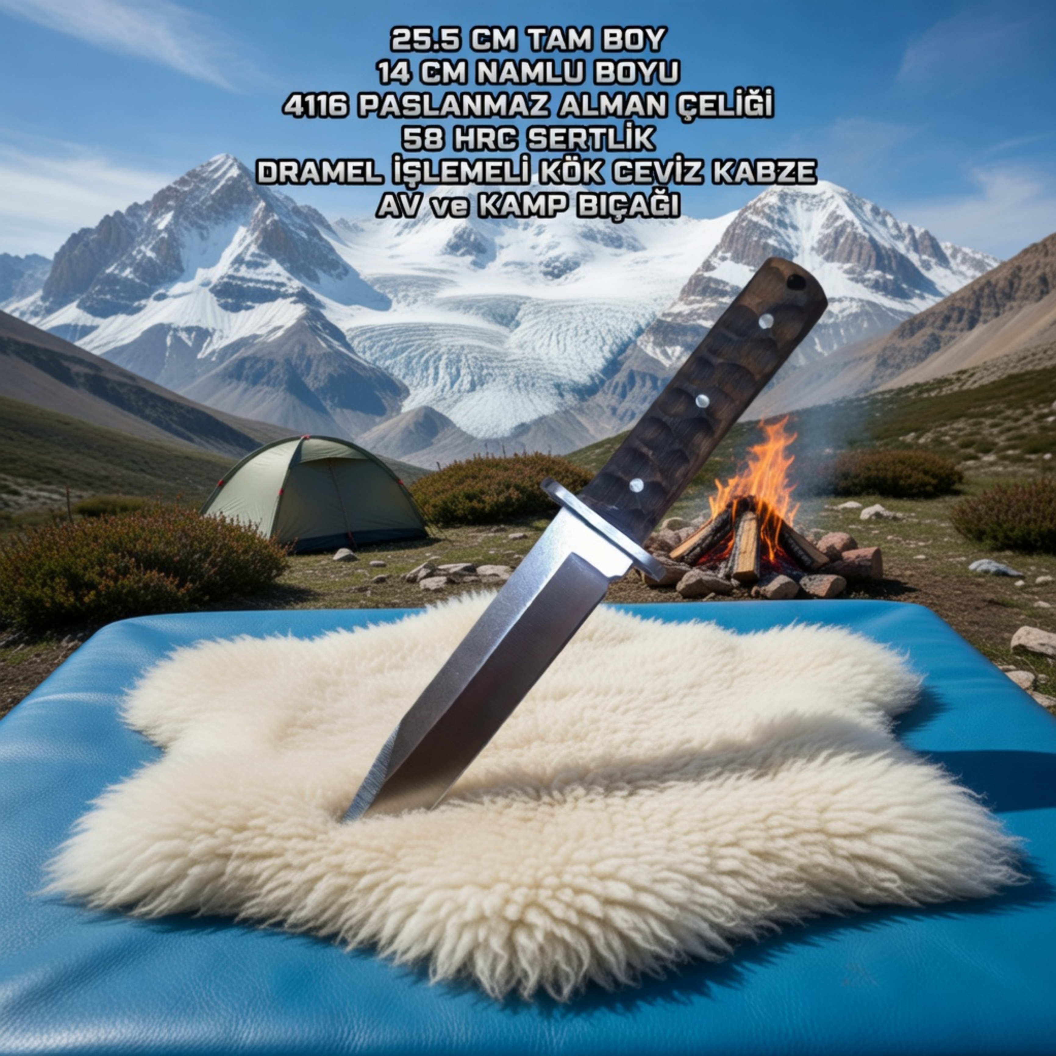 El Yapımı Bayonet Model Komando Bıçağı